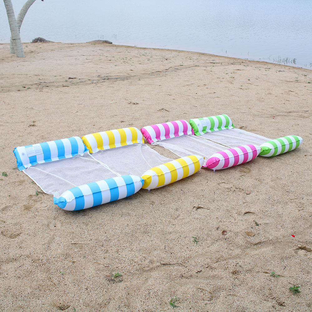 Inflatable Lounge Pool Lounge with Stripes