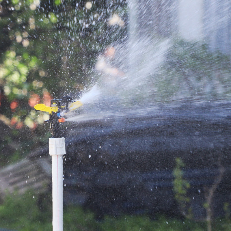 360° Adjustable Dual Nozzle Sprinkler for Gardens