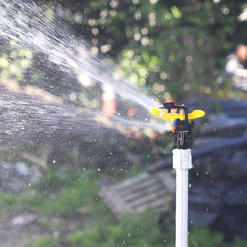 360° Adjustable Dual Nozzle Sprinkler for Gardens