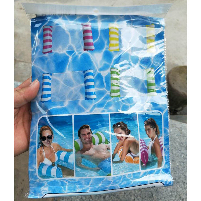 Inflatable Lounge Pool Lounge with Stripes