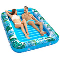 JAMBO Extra Large 80" x 56" Inflatable Tanning Pool Lounger Float